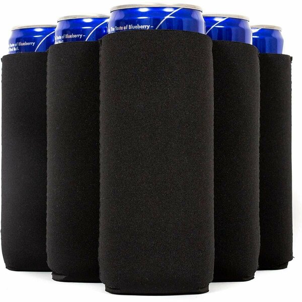 Logo Chair Plain Black Slim Coozie 001-782-BLK